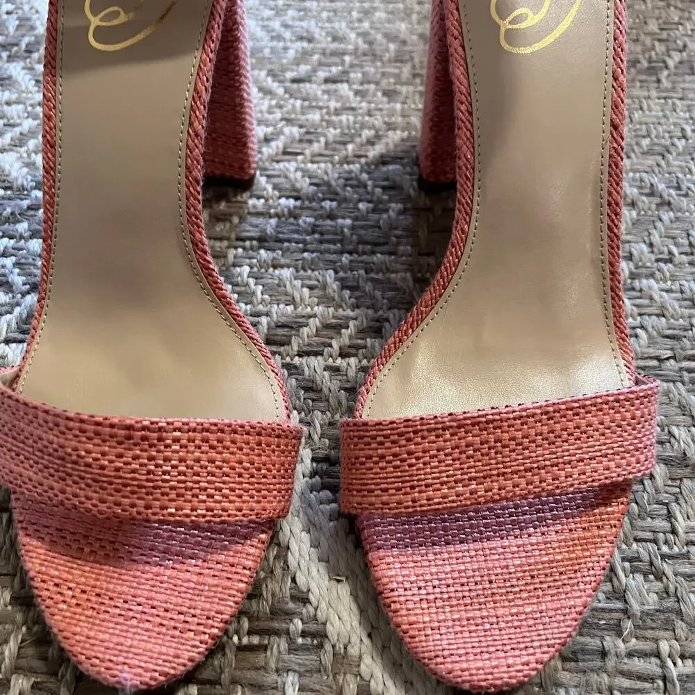 Sam Edelman Yaro coral heel Sz 10.5